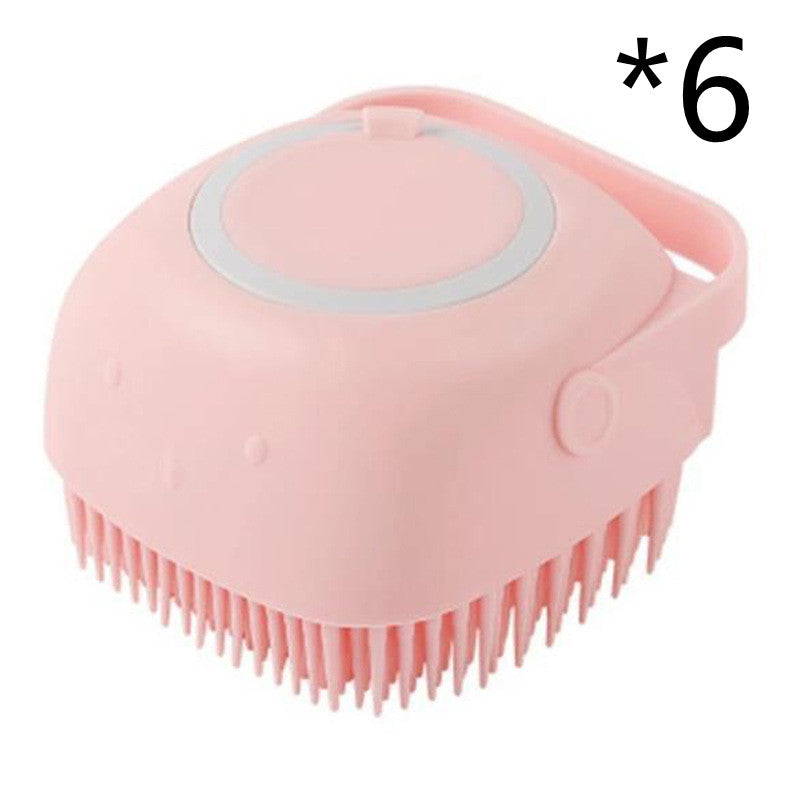 Silicone Pet Bathing & Massage Glove Brush — Pet Grooming Supplies