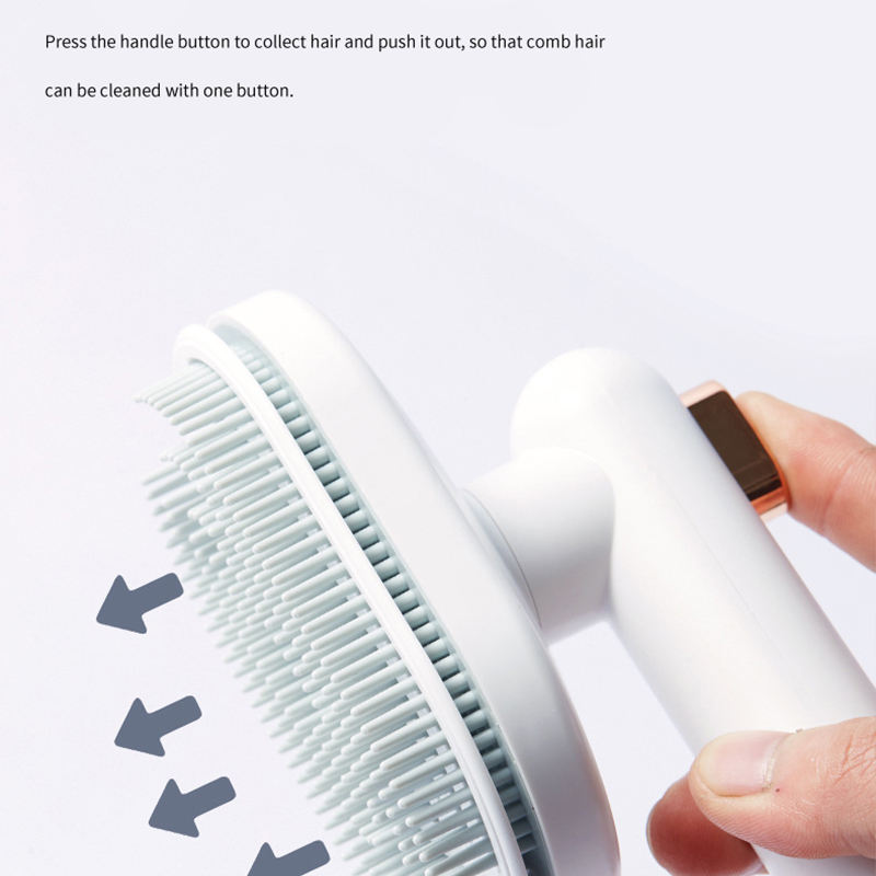 Pet Hair Brush | Pet Grooming Supplies | Self-Cleaning Comb