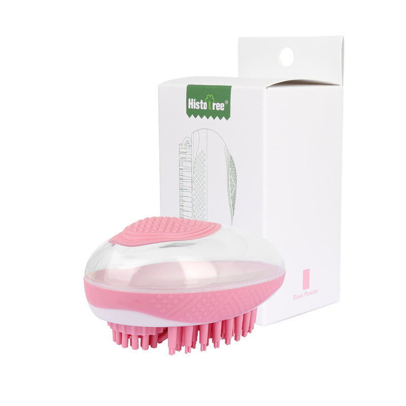 Soft Silicone Bath Brush for Cats & Dogs — Pet SPA Massage Comb