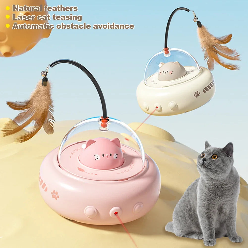 Smart Teaser Cat Toy Electric UFO Cat