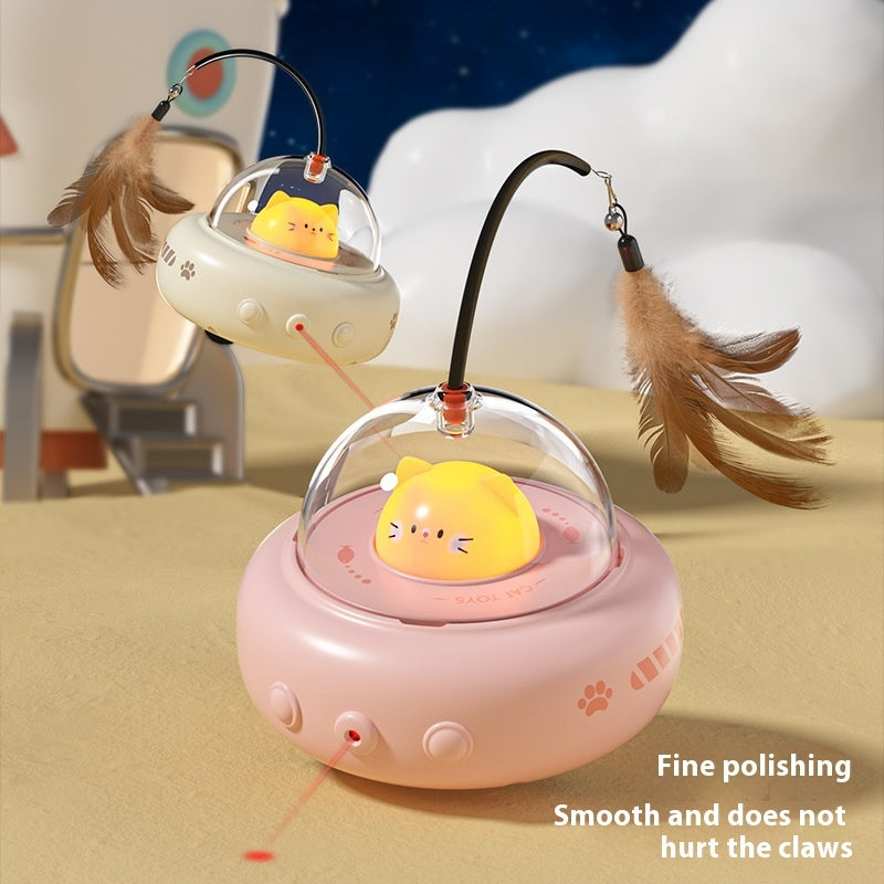 Smart Teaser Cat Toy Electric UFO Cat