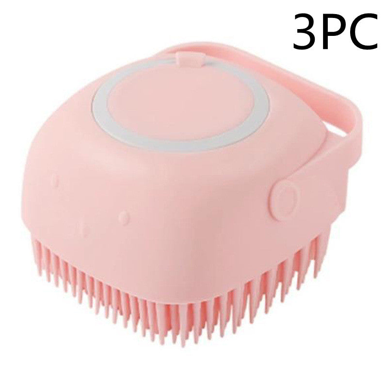 Silicone Pet Bathing & Massage Glove Brush — Pet Grooming Supplies
