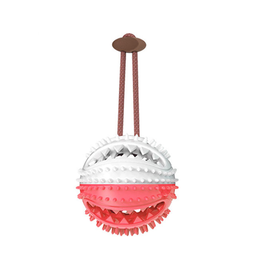 Dog Toy: Silicone Suction Cup Tug-of-War Ball — Pet Teething Toy