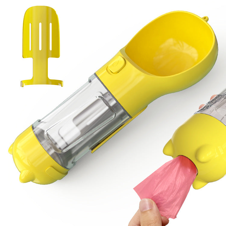 Portable 3-in-1 Pet Outdoor Travel Dog Water Bottle