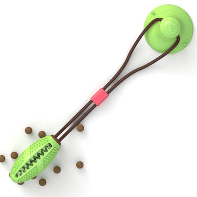 Dog Toy: Silicone Suction Cup Tug-of-War Ball — Pet Teething Toy