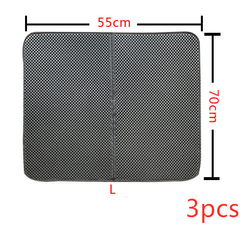 Double-Layer Anti-Tracking Cat Litter Mat — Pet Supplies