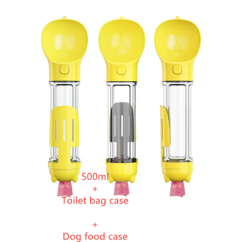 Portable 3-in-1 Pet Outdoor Travel Dog Water Bottle