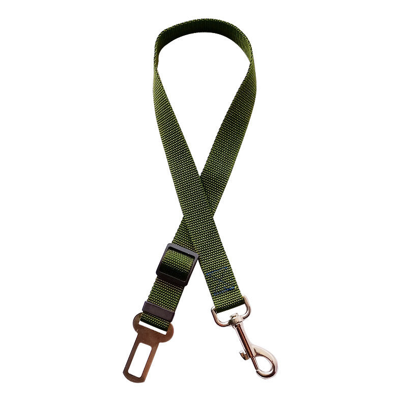 Adjustable Pet Car Harness, Safety Buckle, Leash, and Accessories
