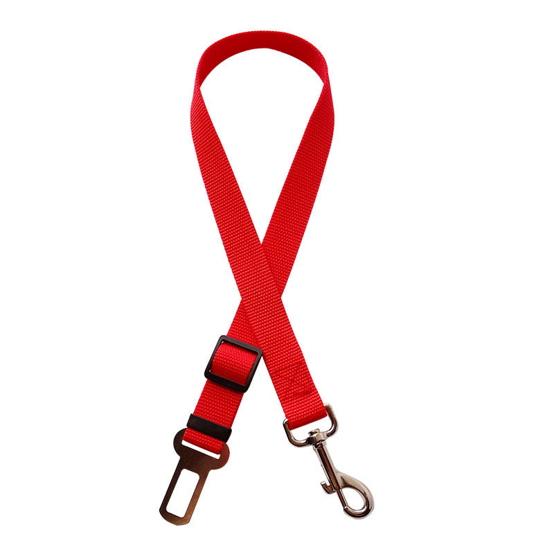 Adjustable Pet Car Harness, Safety Buckle, Leash, and Accessories