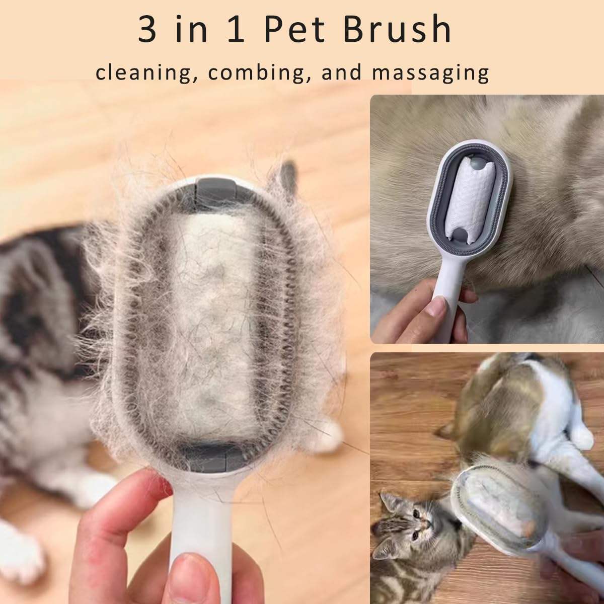 4-in-1 Upgraded Creative Pet Grooming Comb (for Cats & Dogs)