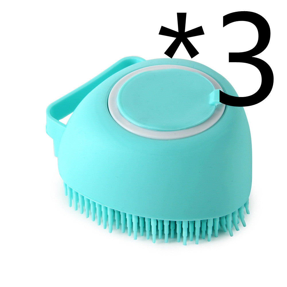 Silicone Pet Bathing & Massage Glove Brush — Pet Grooming Supplies
