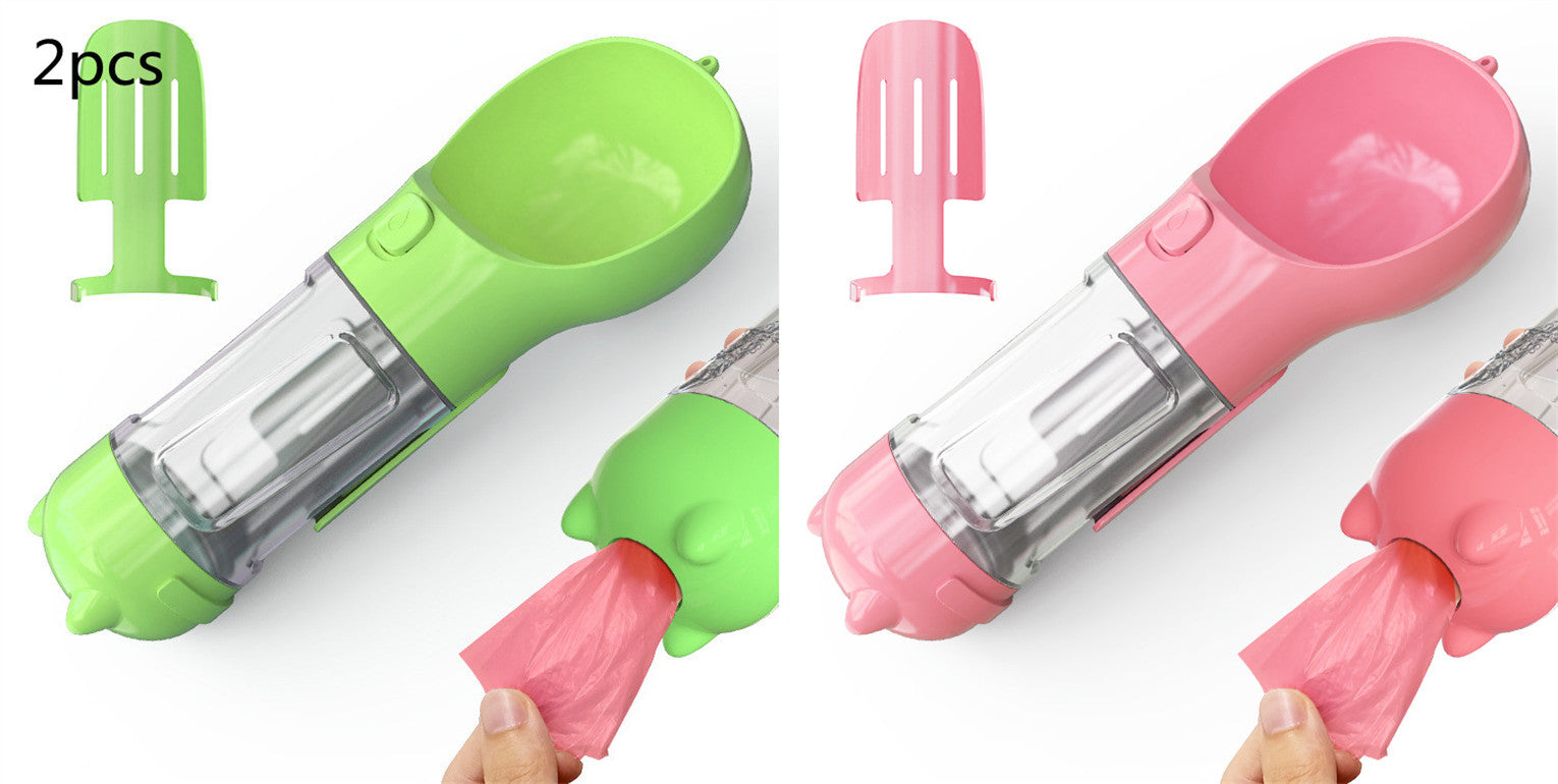 Portable 3-in-1 Pet Outdoor Travel Dog Water Bottle