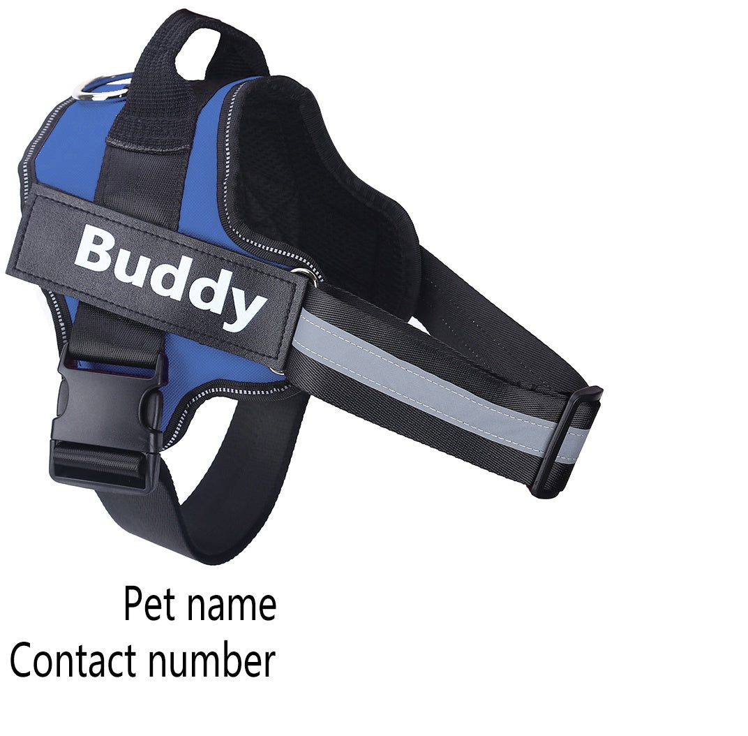 Personalized, Heavy-Duty, Adjustable Pet Harness