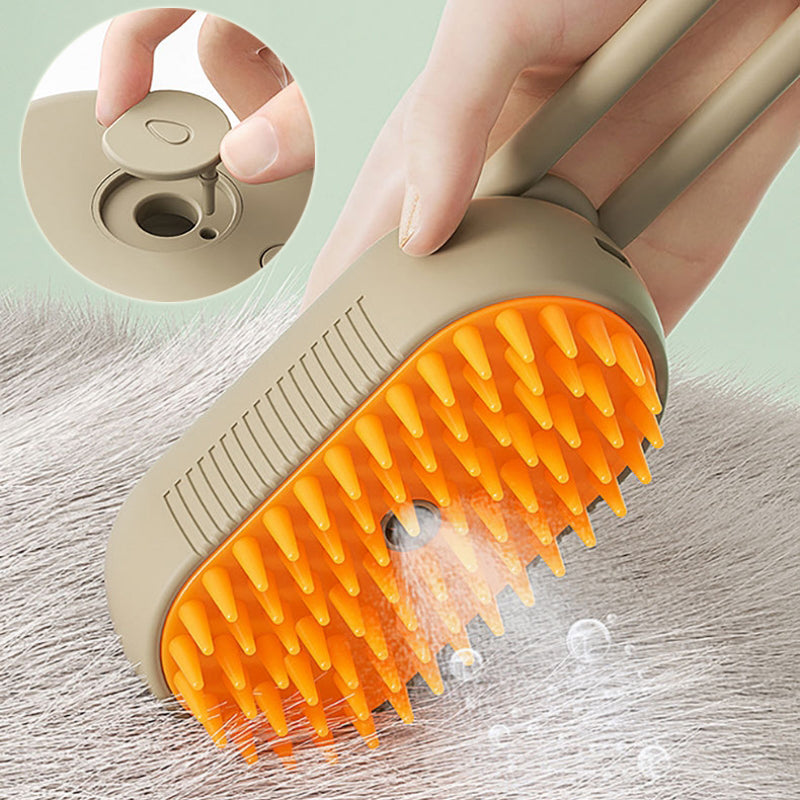 Cat & Dog Steam Brush — Electric Spray Pet Comb