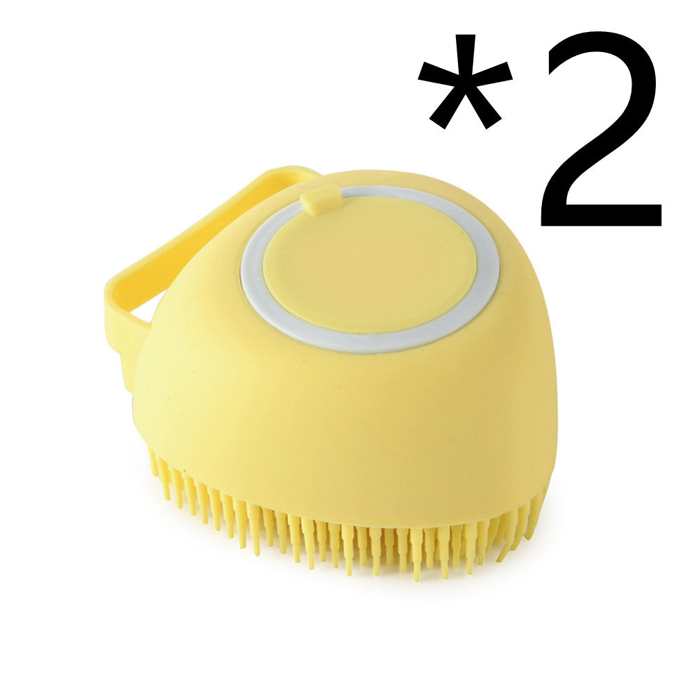 Silicone Pet Bathing & Massage Glove Brush — Pet Grooming Supplies