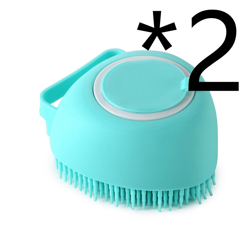 Silicone Pet Bathing & Massage Glove Brush — Pet Grooming Supplies