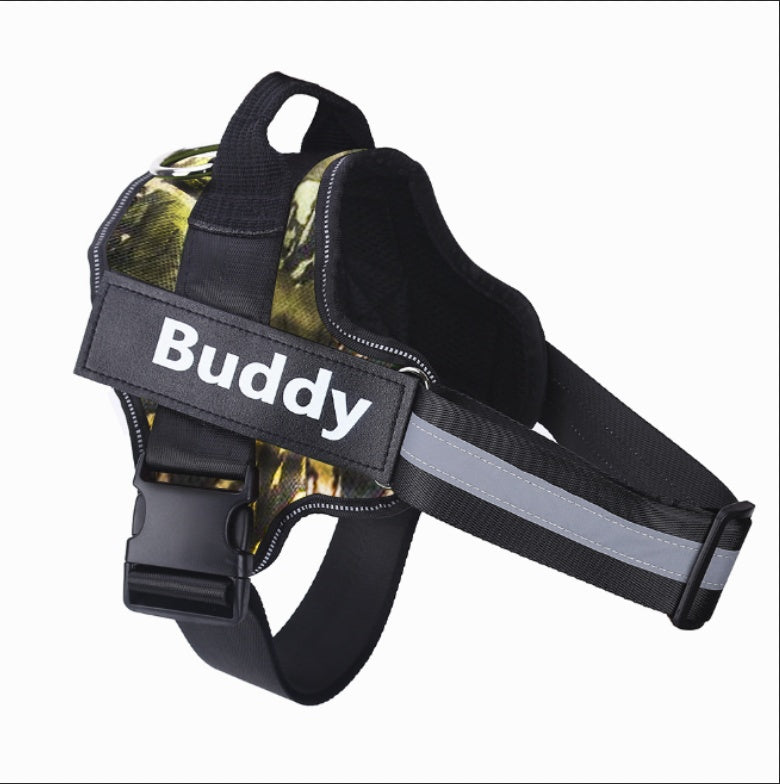 Personalized, Heavy-Duty, Adjustable Pet Harness