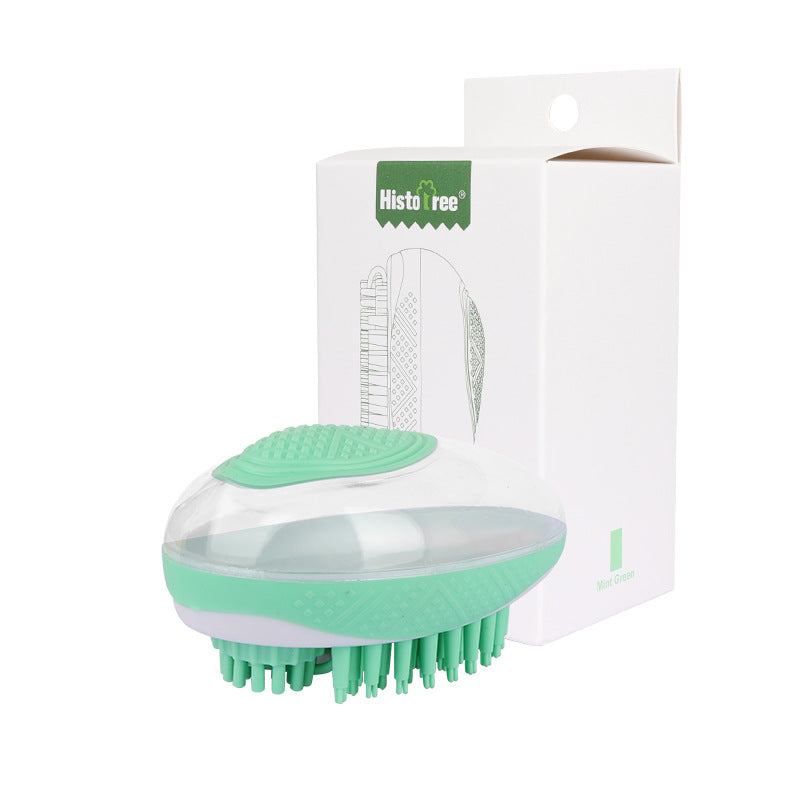Soft Silicone Bath Brush for Cats & Dogs — Pet SPA Massage Comb