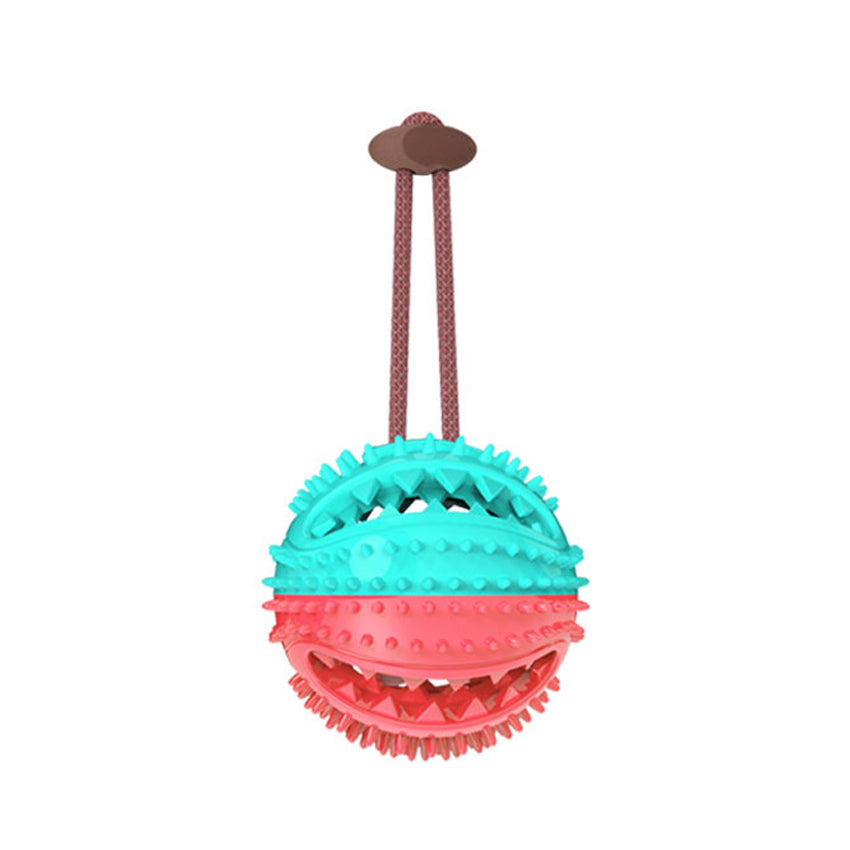 Dog Toy: Silicone Suction Cup Tug-of-War Ball — Pet Teething Toy