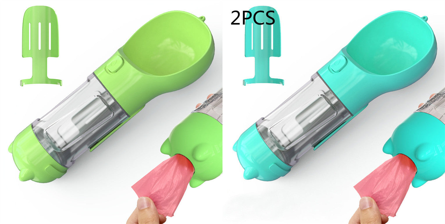 Portable 3-in-1 Pet Outdoor Travel Dog Water Bottle