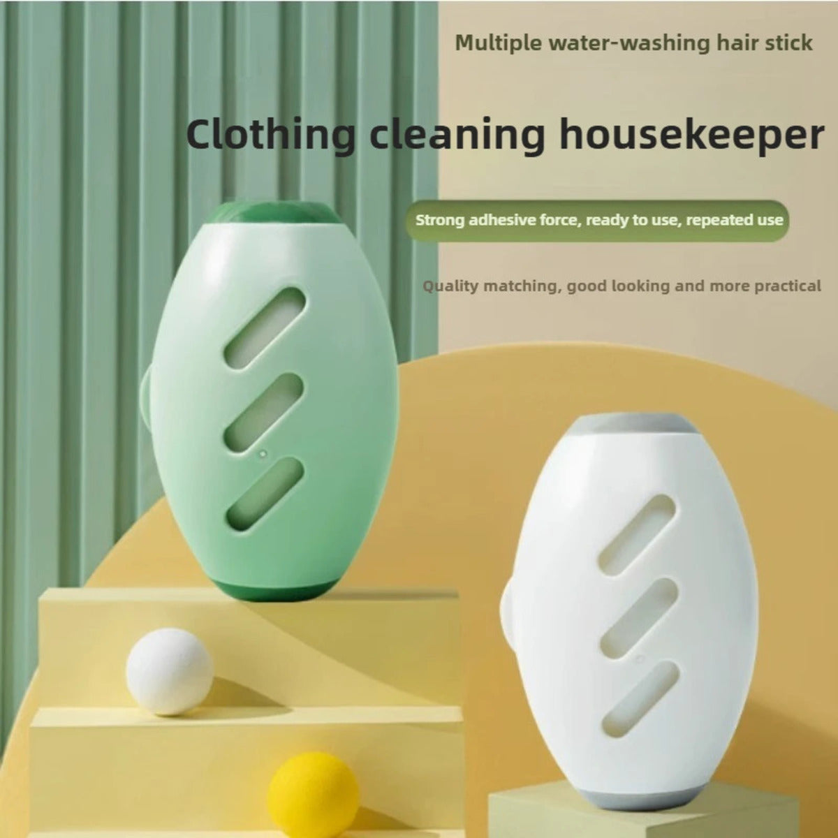 Washable Pet Hair Lint Roller — Portable Lint Remover