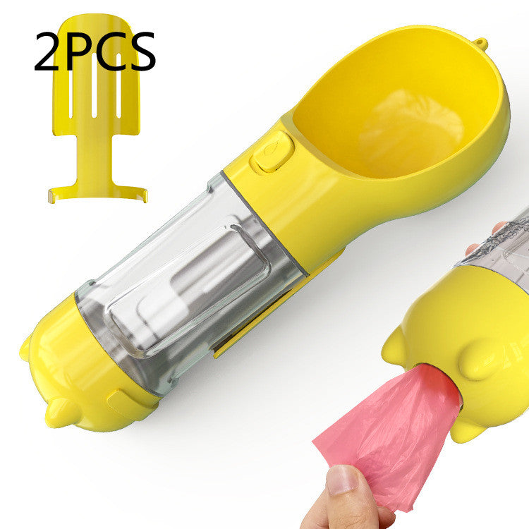 Portable 3-in-1 Pet Outdoor Travel Dog Water Bottle