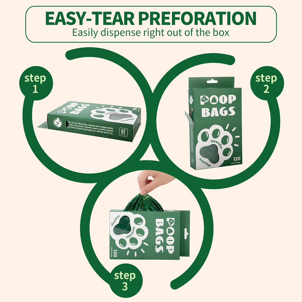 Handle Dog Waste Bag EPI Vest Poop Picking Bags Degradable Cat Litter Bag