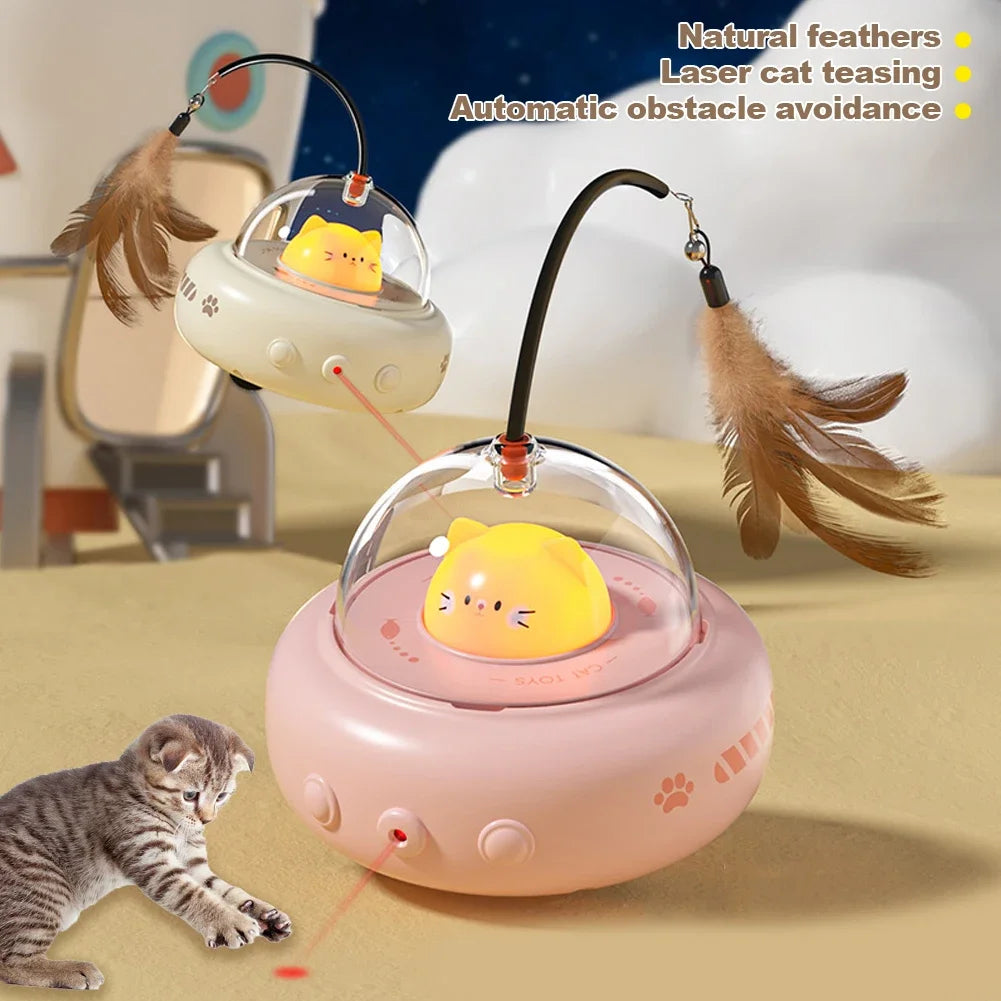 Smart Teaser Cat Toy Electric UFO Cat