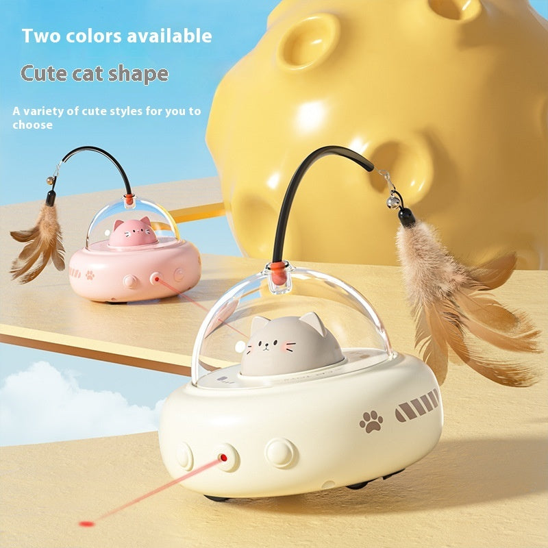 Smart Teaser Cat Toy Electric UFO Cat