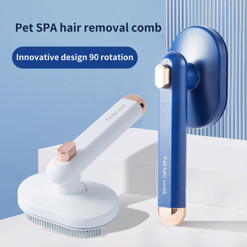 Pet Hair Brush | Pet Grooming Supplies | Self-Cleaning Comb