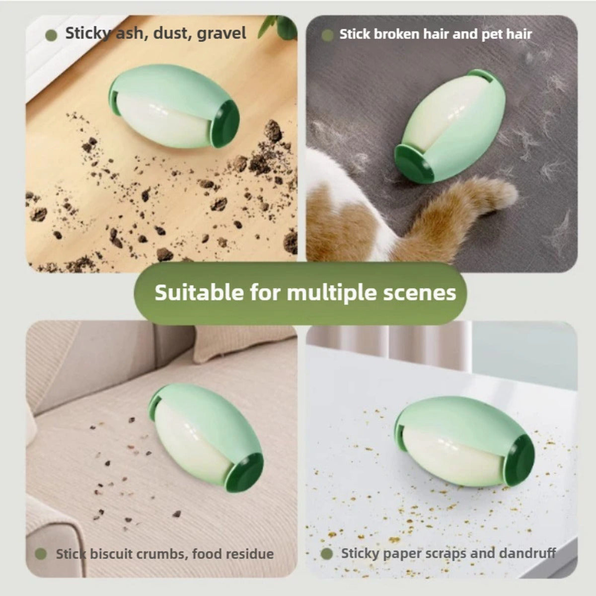 Washable Pet Hair Lint Roller — Portable Lint Remover