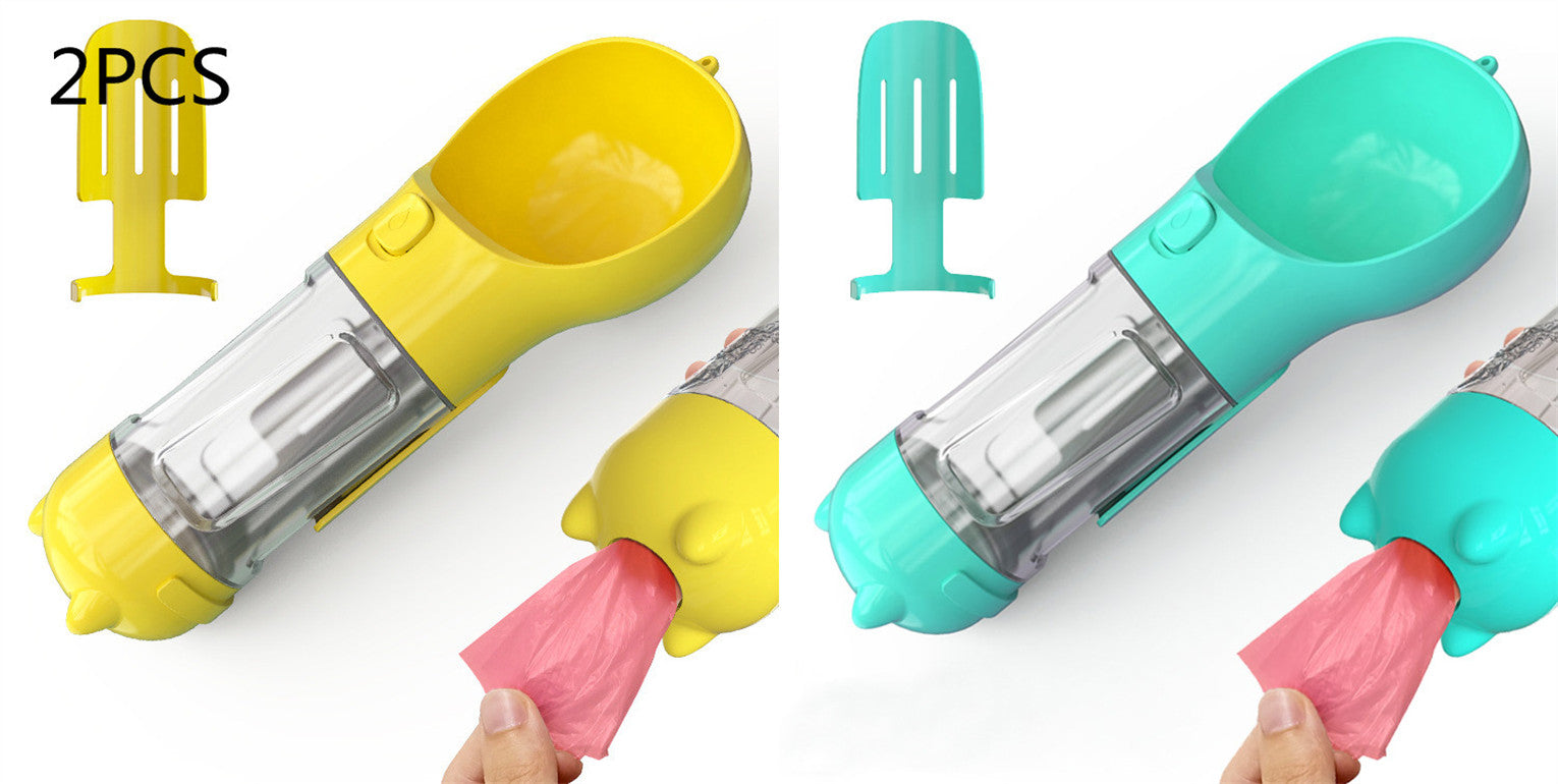 Portable 3-in-1 Pet Outdoor Travel Dog Water Bottle
