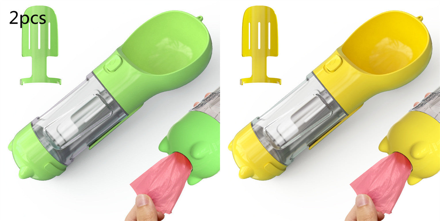 Portable 3-in-1 Pet Outdoor Travel Dog Water Bottle