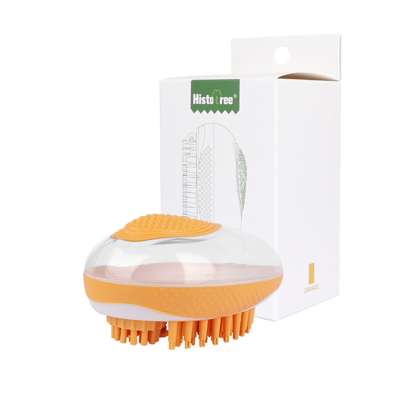Soft Silicone Bath Brush for Cats & Dogs — Pet SPA Massage Comb