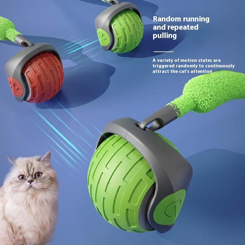 Cat Toy Ball: USB-Rechargeable Smart Interactive Cat Toy