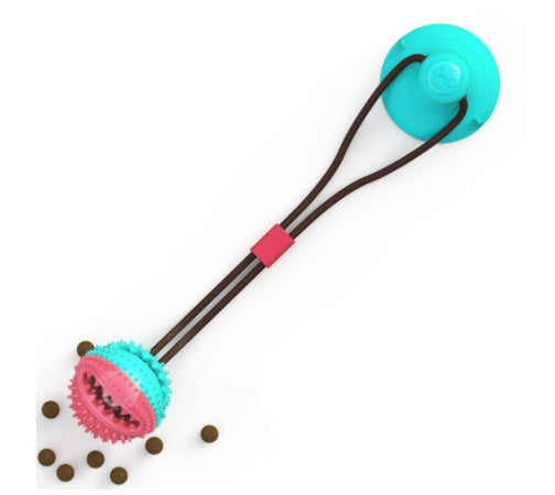 Dog Toy: Silicone Suction Cup Tug-of-War Ball — Pet Teething Toy