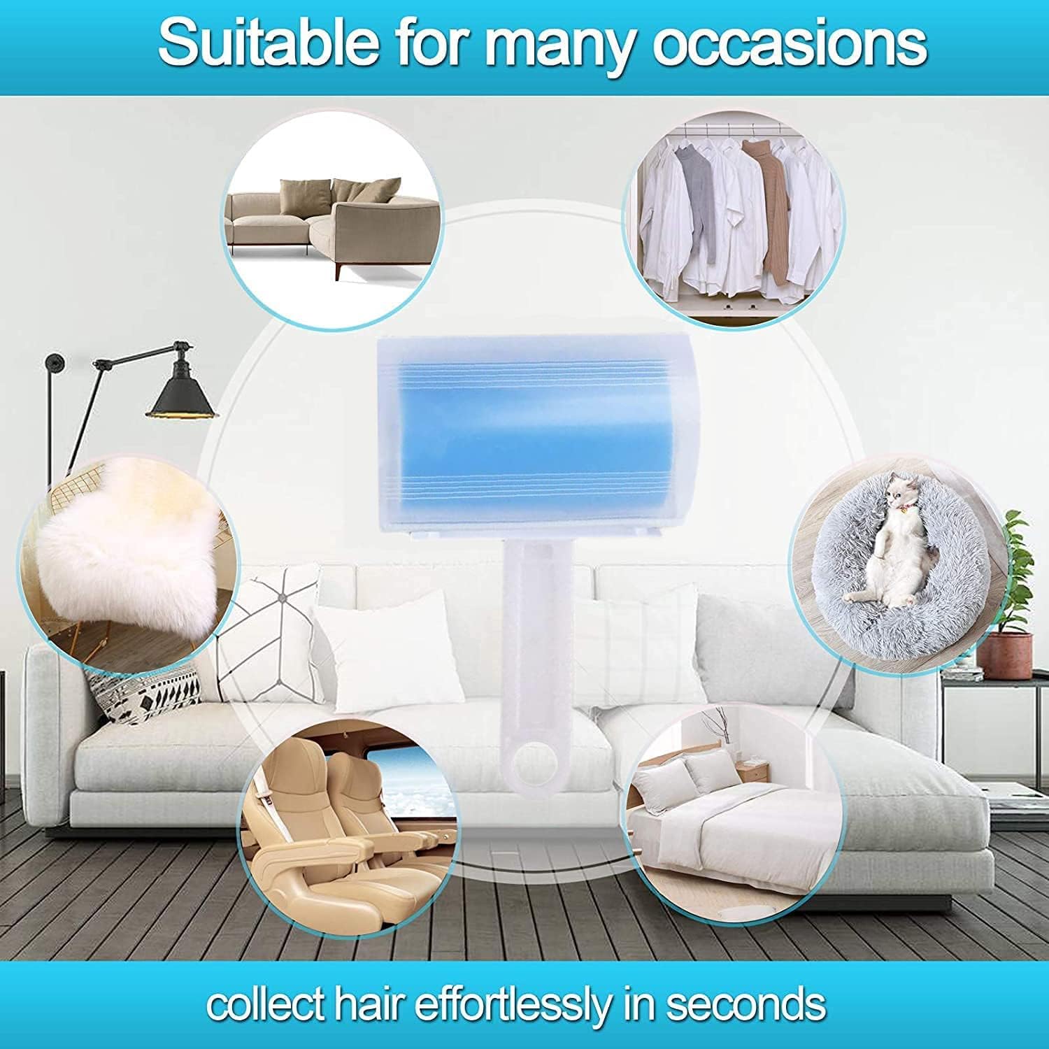 Washable Lint Roller — For Removing Lint and Pet Hair