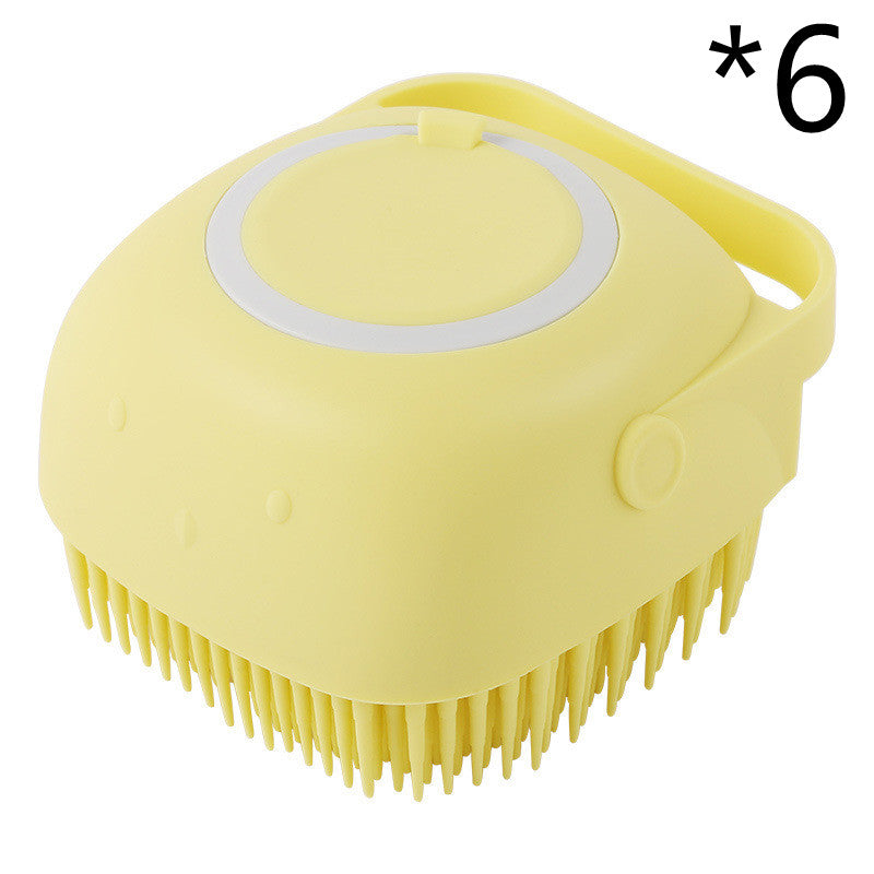 Silicone Pet Bathing & Massage Glove Brush — Pet Grooming Supplies