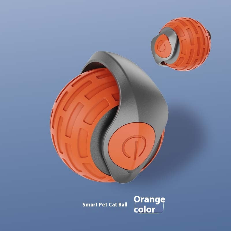 Cat Toy Ball: USB-Rechargeable Smart Interactive Cat Toy