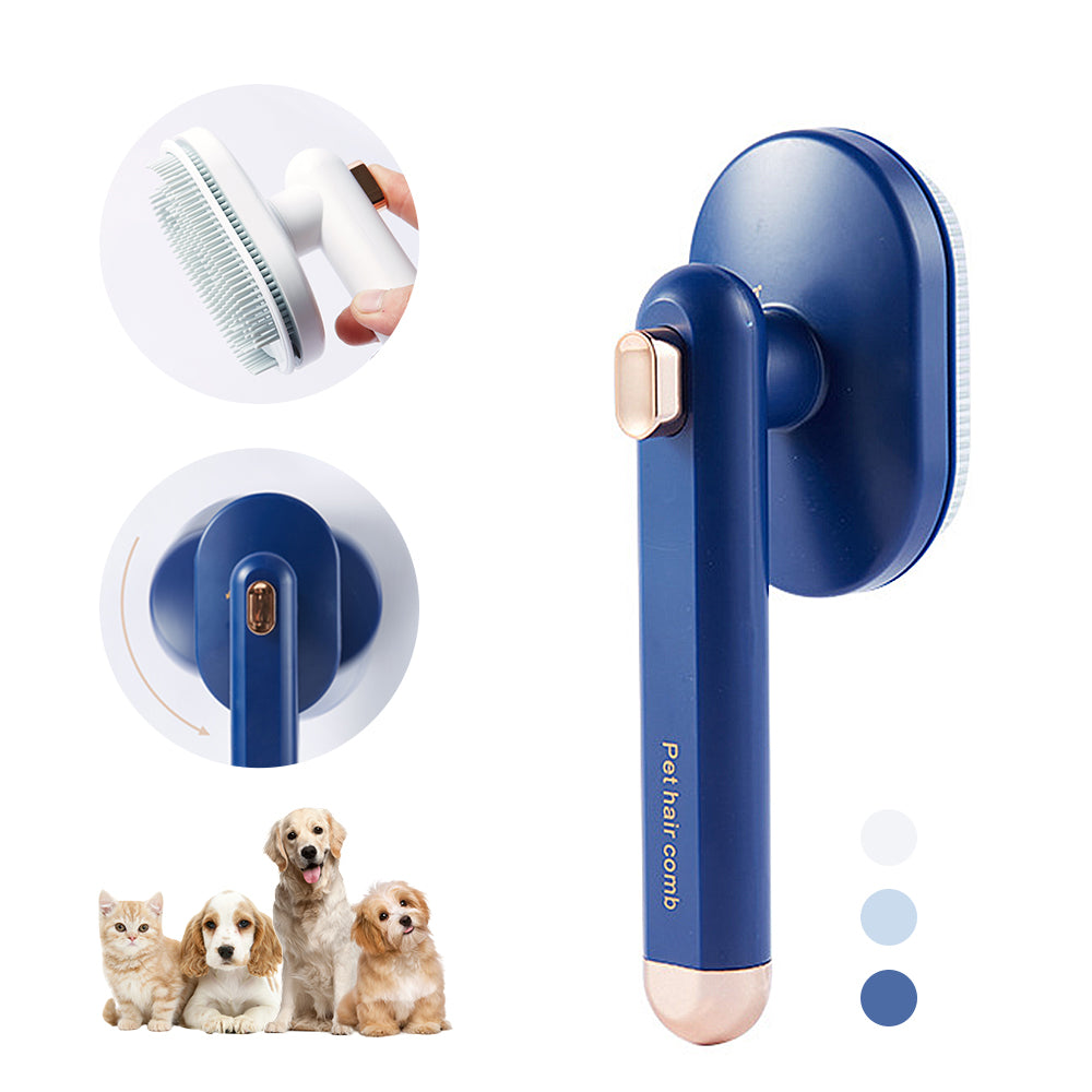 Pet Hair Brush | Pet Grooming Supplies | Self-Cleaning Comb
