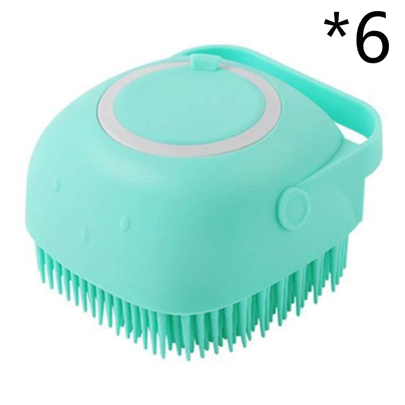 Silicone Pet Bathing & Massage Glove Brush — Pet Grooming Supplies