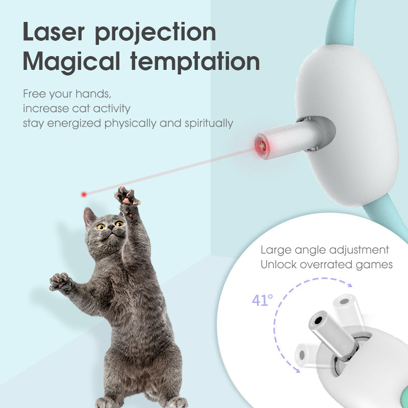 Automatic Cat Toy: Smart Laser Cat Collar (USB Rechargeable)