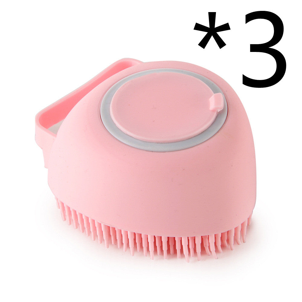 Silicone Pet Bathing & Massage Glove Brush — Pet Grooming Supplies