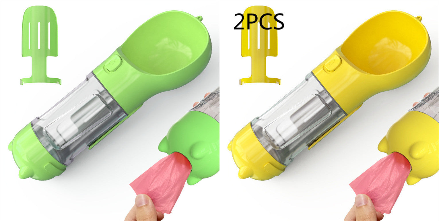 Portable 3-in-1 Pet Outdoor Travel Dog Water Bottle