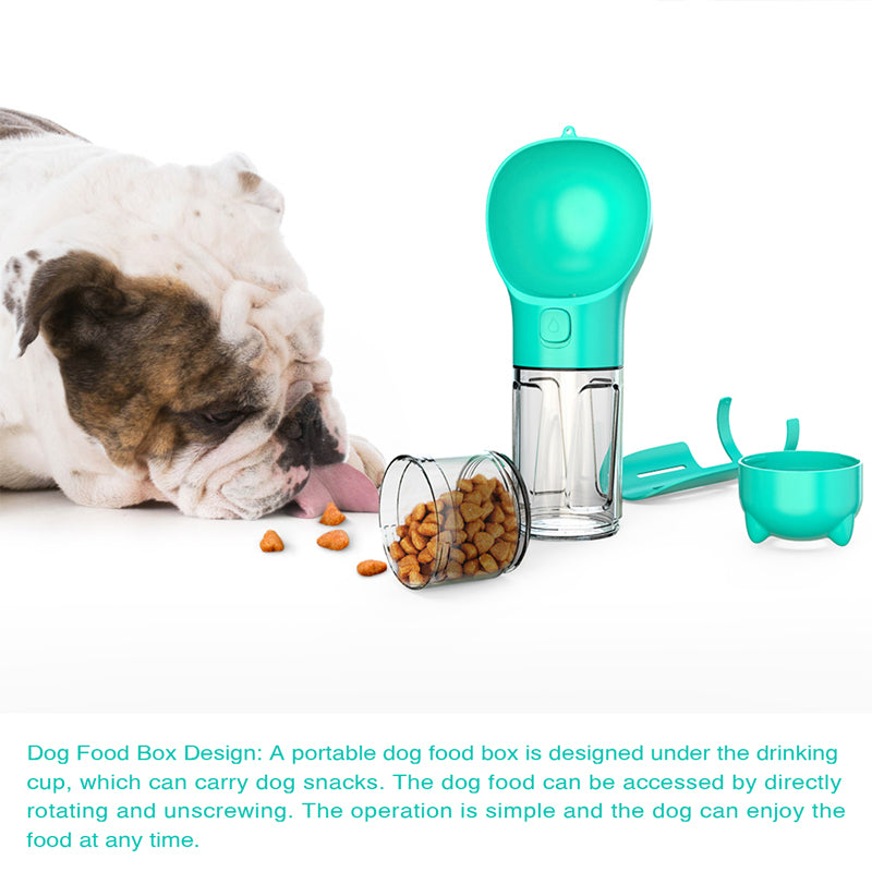 Portable 3-in-1 Pet Outdoor Travel Dog Water Bottle
