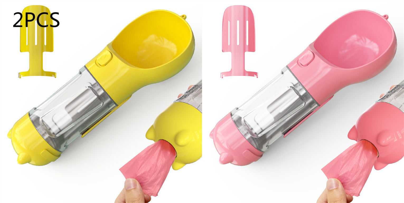 Portable 3-in-1 Pet Outdoor Travel Dog Water Bottle