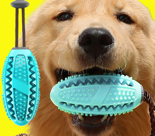 Dog Toy: Silicone Suction Cup Tug-of-War Ball — Pet Teething Toy