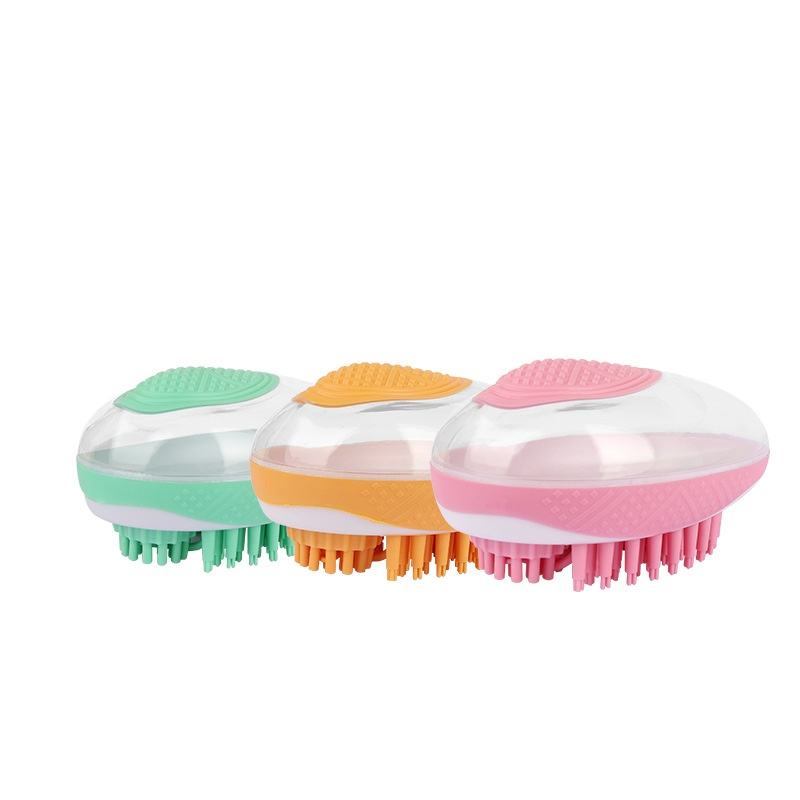 Soft Silicone Bath Brush for Cats & Dogs — Pet SPA Massage Comb