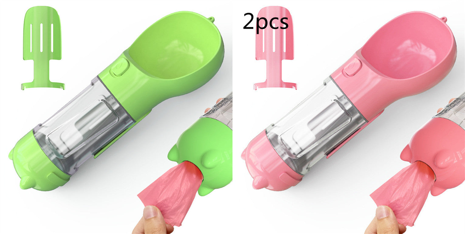 Portable 3-in-1 Pet Outdoor Travel Dog Water Bottle