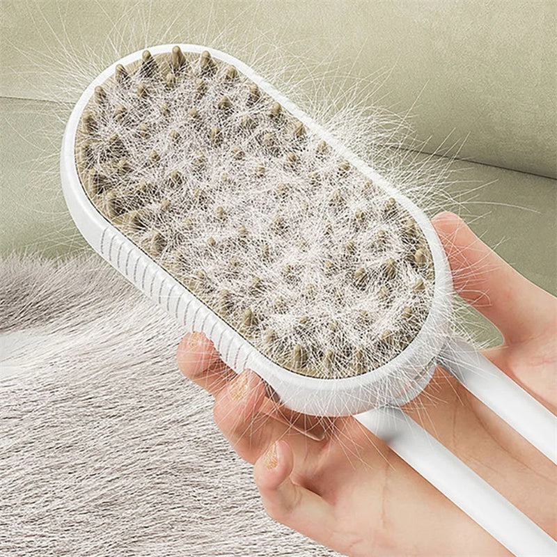 Cat & Dog Steam Brush — Electric Spray Pet Comb